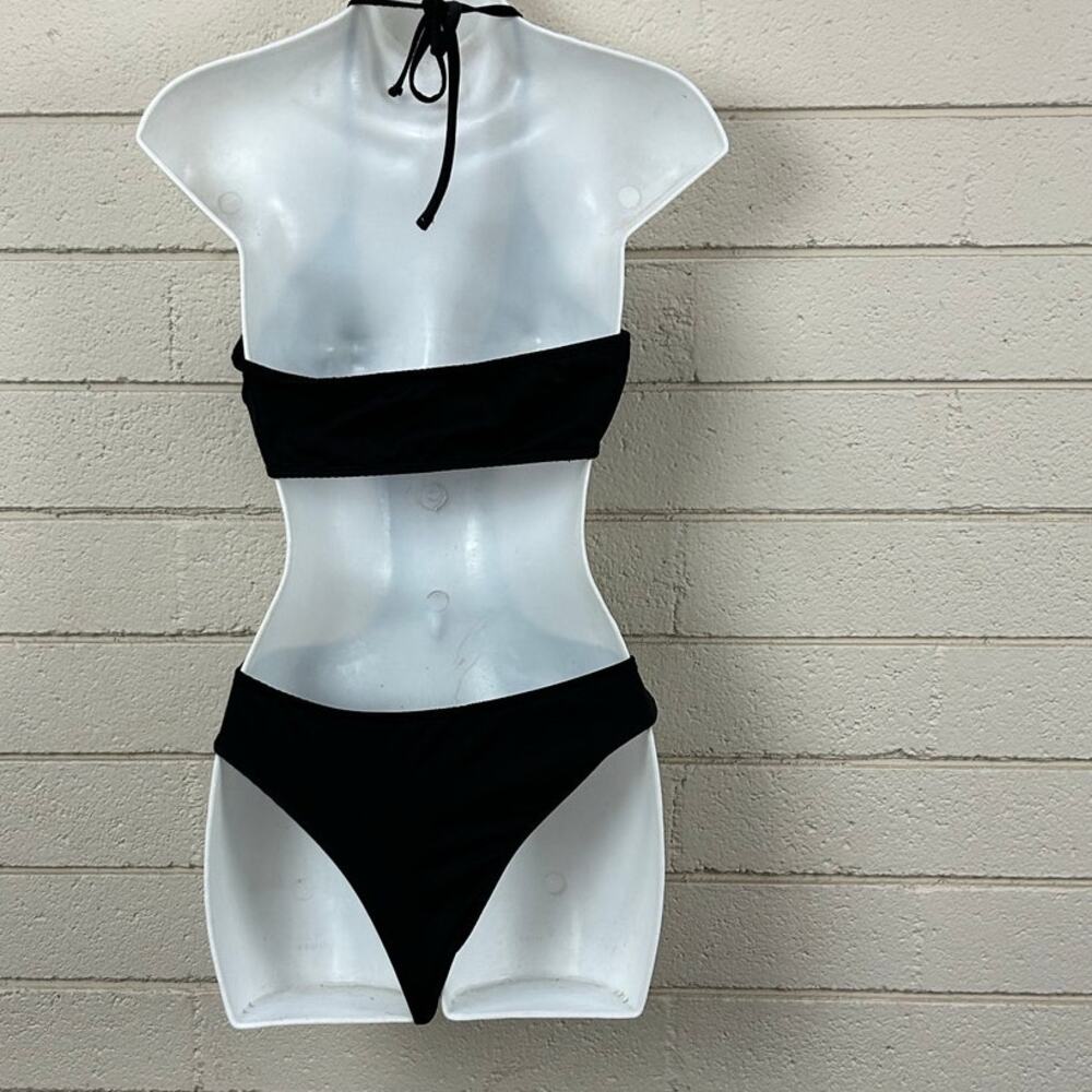 Edikted Black Cut Out Bodysuit size S - Picture 6 of 8